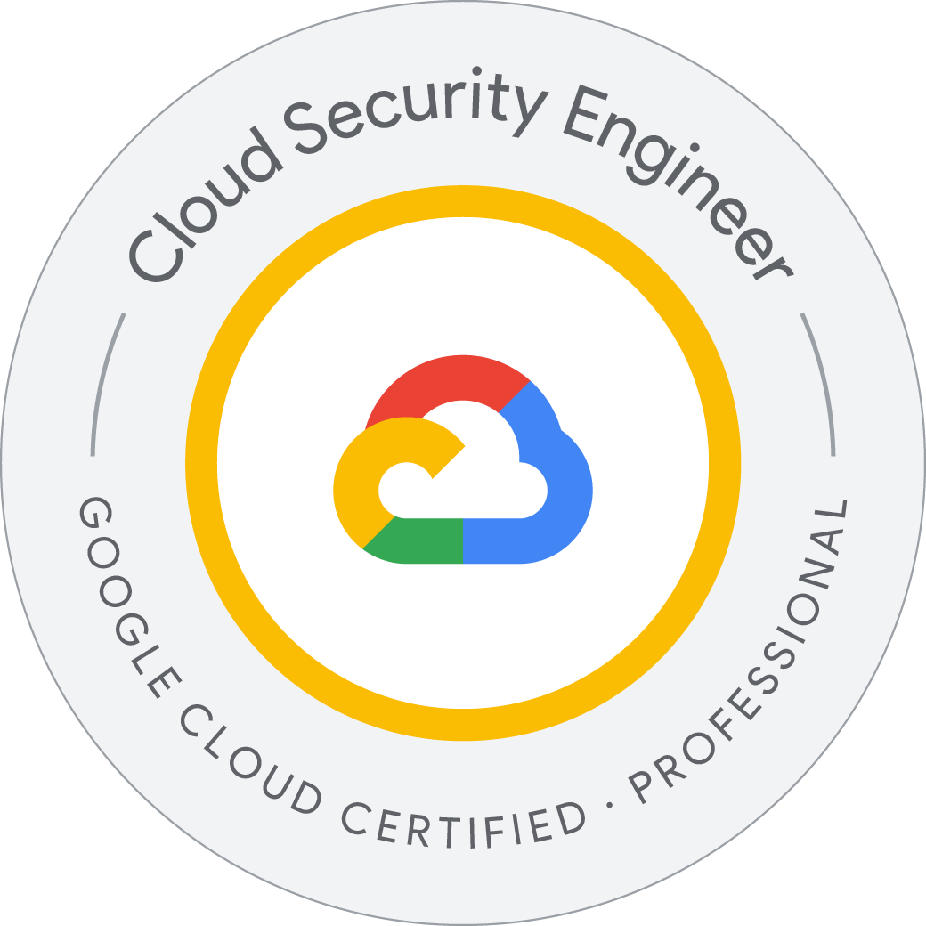 Google Cloud Certified Professional Cloud Security Engineer logo